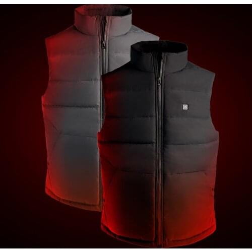 Youpin SKAH USB Heated Jacket For Men Graphene Electric Heating Vest Smart Thermostatic Heating Thermal Winter Warm Vest Jacket