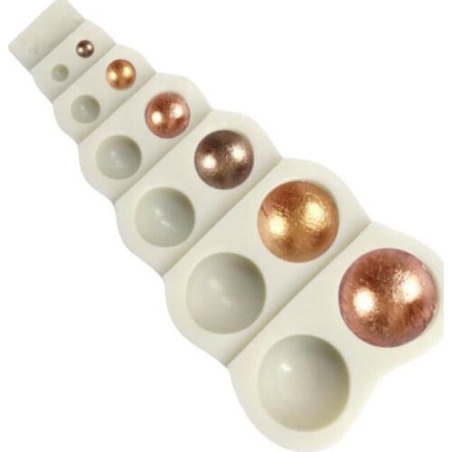 Silicone Cake Model Chocolate Fudge Mold Large Small Multi Size Pearl Ball Shape DIY Baking Kitchen Baking Cake Decoration Tool