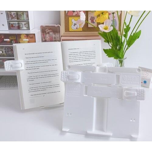 Reading Book stand Desktop Reading Fixed Textbook Bracket Creative Bookholder Vertical Bookholder Turning Books By Bookholder