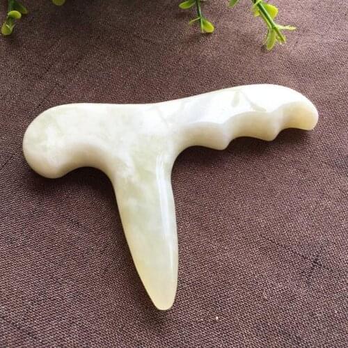 Natural Jade Roller Face Massage Portable Massage Stick Board Crystal Stone Jade Massager Tool Body Facial Eye Scraping face