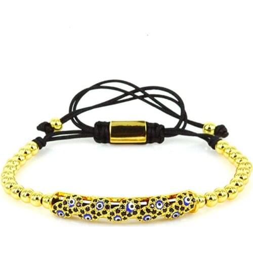 New Style Evil Eyes Bracelets For Women Statement Adjustable Micro Zircon Bracelet Charm Womens Jewelry Pulseras Mujer