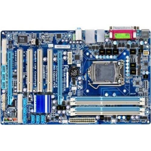 Gigabyte GA-P55-US3L original motherboard DDR3 LGA 1156 board for I3 I5 I7 P55-US3L 16GB H55 USED Desktop motherboard PC