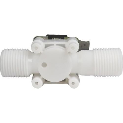 3/4" Plastic Solenoid Valve 12V 24V 220V PP N/C Magnetic Washing Machine Dispenser Water Pneumatic Pressure Controller Switch