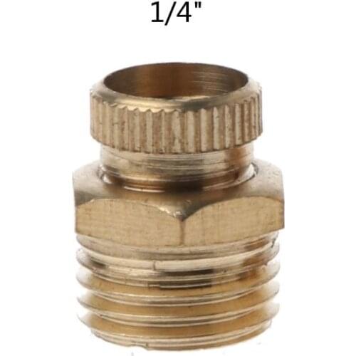 PT1/4\" 3/8\" 1/2‘’ Brass Male Thread Air Compressor Water Drain Valve Replacement