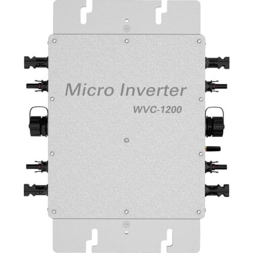 1200W MPPT Micro Grid Tie Solar Inverter with IP65 Waterproof 22-50VDC Input to 110V/120VAC Pure sine Wave WVC-1200W