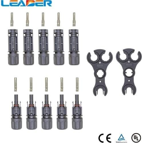 TUV Waterproof IP68 Solar 1500V Solar Connector with Wrench and spanner for male and female plug