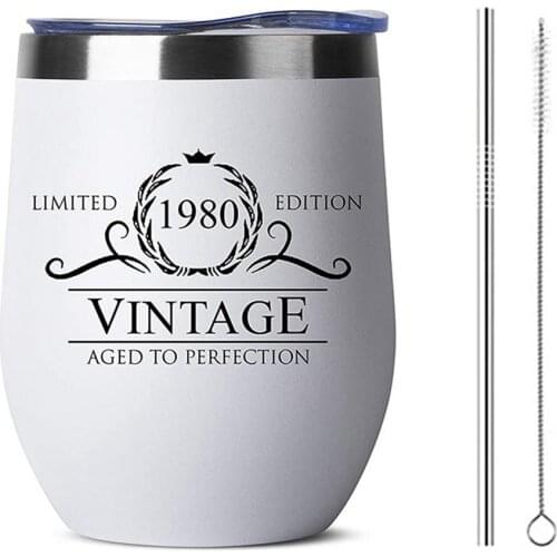 Wine Tumbler Double-layer Vacuum Eggshell Thermos Cup Double Wall Vacuum Insulated Any Cold And Hot Drink Thermos Cup Mug