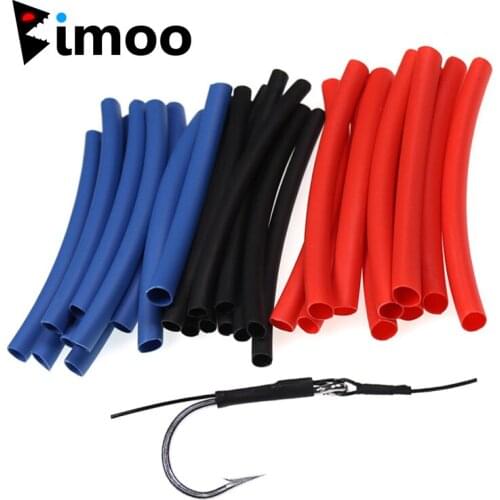 10cm 20pcs Carp Saltwater Fishing Rigs Shrink Tube Heating Shrink Tube Sea Rock Fishing Anti-bite Hooks Protector Tubing Seelve