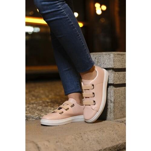 Zeina Rubber Lacing Detailed Woman Sneaker