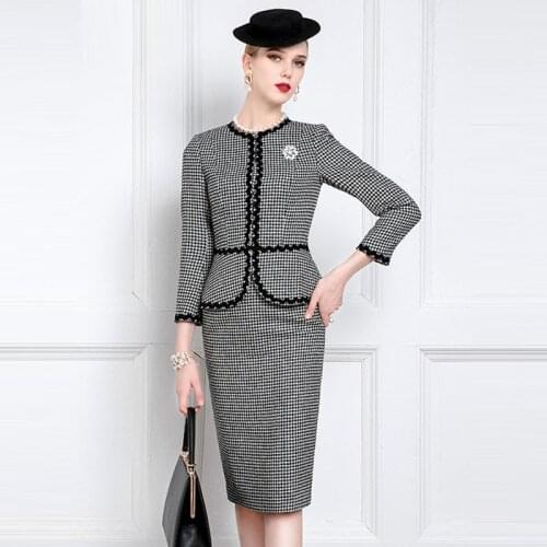 Female President Xiaoxiangfengmaode Professional Suit Skirt Fashion Celebrity Temperament