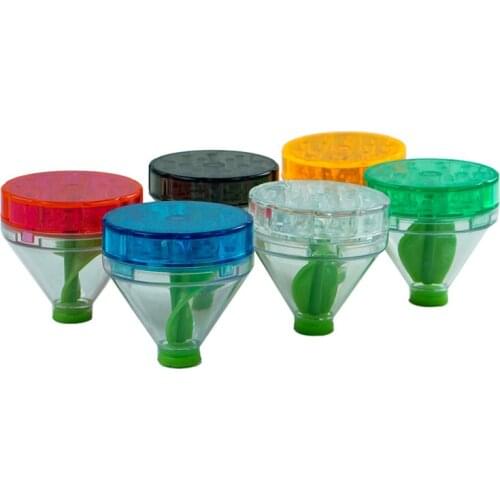 2 layer Plastic Tobacco Grinder Leaf Herb Grinders Smoke Spice Crusher Sharp Teeth Grinder Smoking Accessories Color Random