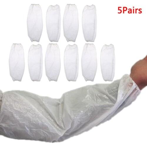 5 pair/pack Disposable White Tattoo Clip Cord Sleeves Bags Covers Bags for Tattoo Machine Tattoo Accessory Painting Repair