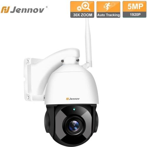 Einnov HD 5MP Home Security IP Camera Outdoor Wireless PTZ 30X Zoom Audio Video Surveillance Camara CCTV Wifi Night Vision IR