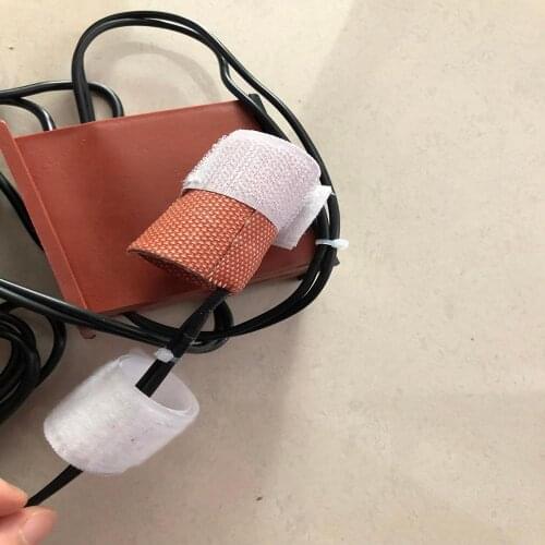 76.2*101.6mm 12V Digital display temperature controller Silicone heater syringe Small cylindrical heating ring flexible heated