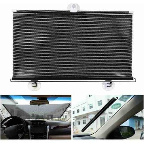 Vehicle-Mounted Automatic Retractable Sunshade Car Window Sun Shade Visor Windshield Roller Blind 6 Model Can Choose
