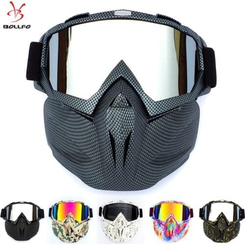 BOLLFO mask goggles cross country motorcycle racing goggles outdoor riding glasses skiing goggles
