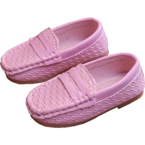 CMSOLO Leather Shoes Spring Summer New Fashion Baby Toddlers Boys Cute Girls Shoes Kids Flat Heels Rubber Leather Shoes