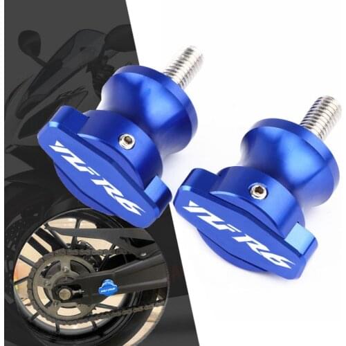 For YAMAHA YZF R6 YZFR6 2000 2001 2002 2003 2004 2005 2006 -2016 Motorcycle accessories Swingarm Spools slider stand screws M6