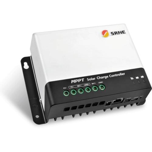 SRNE ​MPPT Solar Charge Controller 12V/24V Auto DC 30A LCD Diplay Charging Solar Panel 400W/12V 800W/24V Off-Grid System