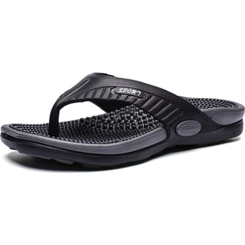 Beach Flip-flops Summer Men Slippers Massage Sandals Comfortable Men Casual Shoes Fashion Men Flip Flops Hot Sell Footwear