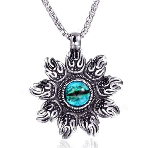 Newest Eyeball Cool Pendant 316L Stainless Steel Jewelry Biker Style Fashion Pendant gift