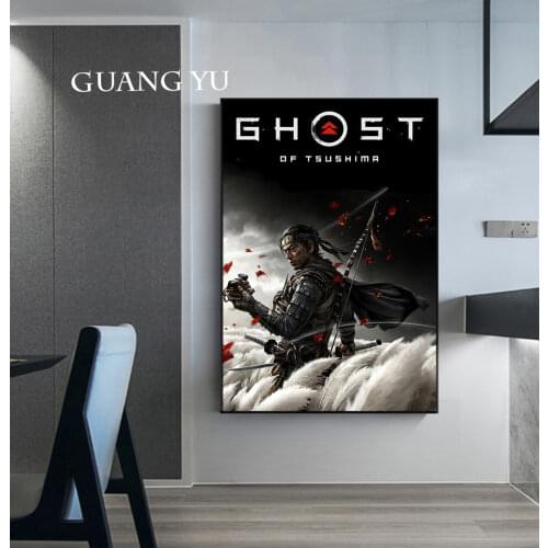 The Game of Ghost of Tsushima Posters and Prints Wall Art Canvas Painting Posters Modern Pictures for Living Room Home Decor