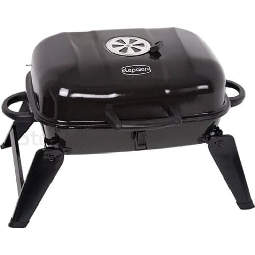 Portable barbecue oven outdoor barbecue rack foldable charcoal oven vehicle mounted picnic charcoal grill