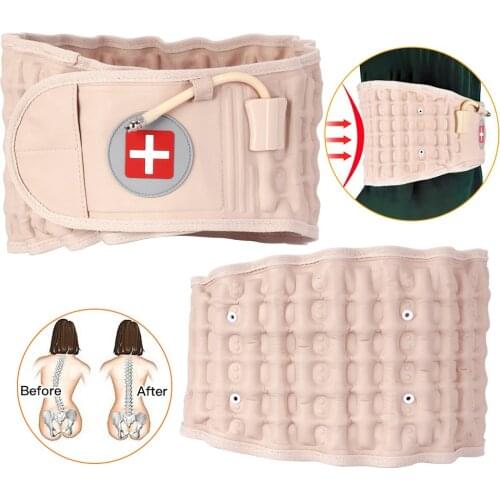 Lumbar Relief Spinal Decompression Belt Spinal-Air Traction Belt Waist Brace Support Lumbar Backache Waist Brace Pain Release