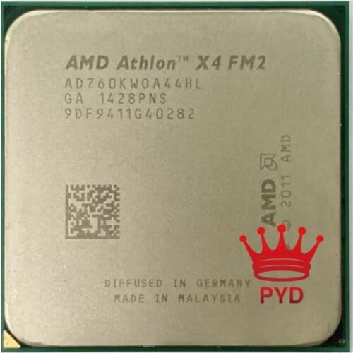 AMD Athlon X4 760K 760 K 3.8G 100W AD760KWOA44HL Socket FM2