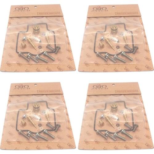 4 set for ZX1100 C1-C4 ZZR1100 D1-D5 1991-1997 ZX 1100 ZZR Motorcycle Carburetor Repair Kit