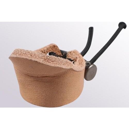 Archery Hunting Faux Leather Finger Protective Ring Thumb Guard Protector