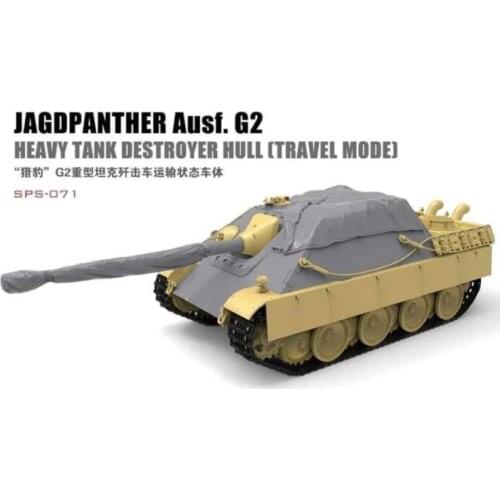 1/35 resin white model Panther D-type tank transport turret assembly model requires manual coloring of the model SPS-071