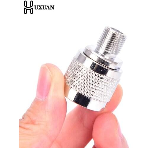 1pcs RF Connector N Male Plug Male Pin To F Female Jack Adapter Signal Metric Adapter