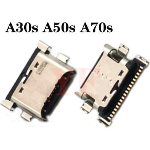 100pcs USB Charging Charge Port Dock Socket Connector For Samsung A30s A40s A50s A70s A90s A21s A31 A51 A71 A20 A30 A40 A50 A70