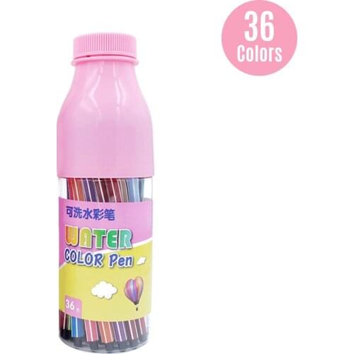 12/18/24/36 Colors Washable Colored Marker Pen 6mm Rounded Tip Paint Pen for Painting Drawing Writing Doodling for art supplies