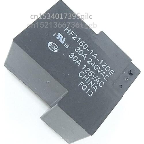 2pcs HF2150-1A-12DE/ 24DE A set of normally open 30A 4 feet T90 refrigerator air conditioner water heater high power relay