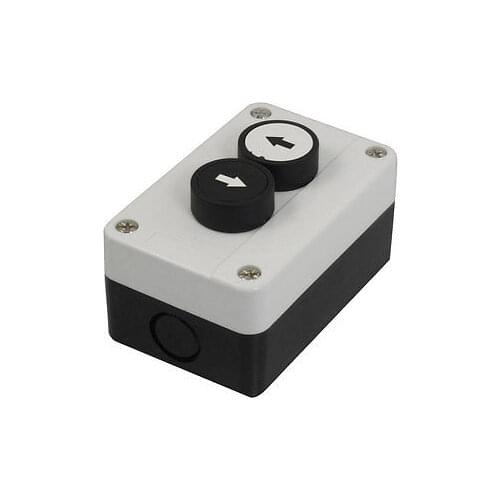 AC 600V 10A Black White Sign Ignition Momentary Push Button Switch N/O N/C