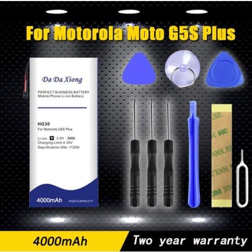HG30 3900mAh For Motorola Moto G5S Plus Battery Dual XT1791 XT1792 XT1793 XT1794 XT1795 XT1805 HG30 Battery