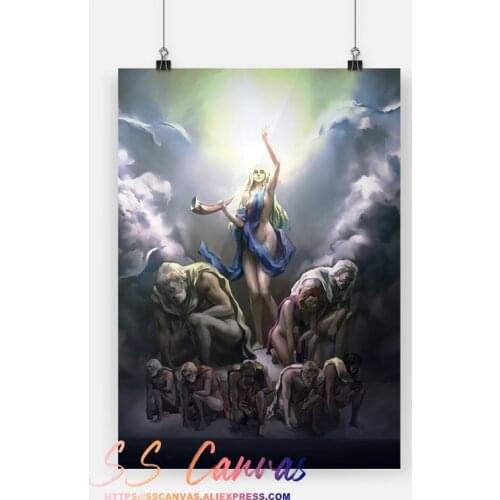 The Nine Titans Attack on Titan Anime Canvas Painting Home Decor Wall Art Pictures Bedroom Living Room Decoration Prints Poster