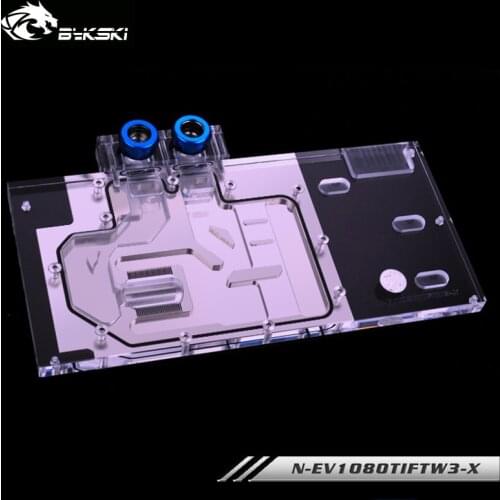 Bykski Water Cooling GPU Block For EVGA GTX1080Ti FTW3 GAMING Computer VGA Cooler Support Sync Motherboard,N-EV1080TIFTW3