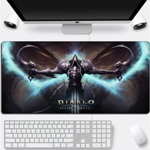 60x30cm XXL DIABLO Ⅲ Large Gaming Mouse Pad Gamer Locking Edge Rubber Otaku MousePad Keyboard Pad Laptop Desk Computer Mat