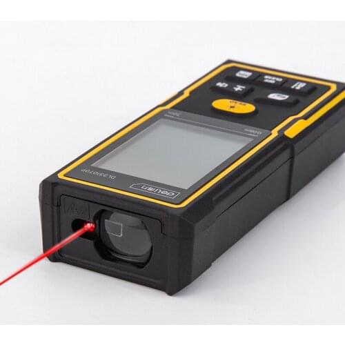 DL DL331070P 70M Laser Rangefinder HD Large Screen Length Measuring Instrument 99 Sets Of Data Storage Double Laser Tube