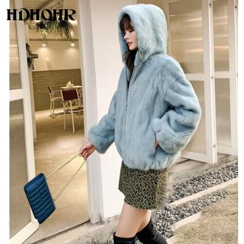 HDHOHR Short Fur Coats