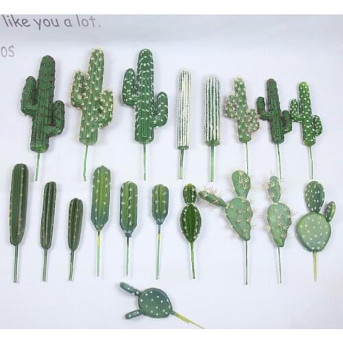 27-40cm Artificial Succulents Cactus Plants Bonsai Desert Artificial Plant For Table Garden Home Decor Desert Plants Landscape
