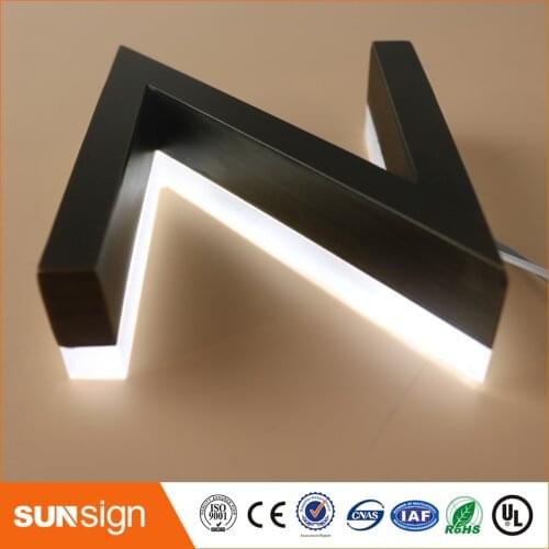 China Manufacturer OEM custom letras luminosas backlit channel letter signs