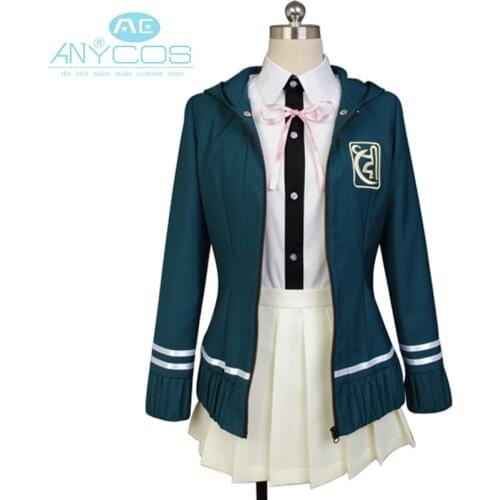 Super DanganRonpa Chiaki Nanami Cosplay Costume Uniform Girls Top Shirt Skirt Halloween Cosplay Costumes For Women Full Sets