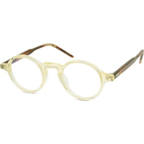 Round Acetate Glasses Frame Vintage Women Progressive Multi-focal Lens Optical Eyewear Retro See Near Far Reading Eyeglasses Men