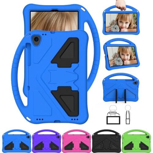 Lenovo Tab M10 HD (2nd Gen) TB-X306 M10 Plus/M10 FHD Plus X606 Case EVA Kids Safe Shockproof Stand Tablet Cover Casing