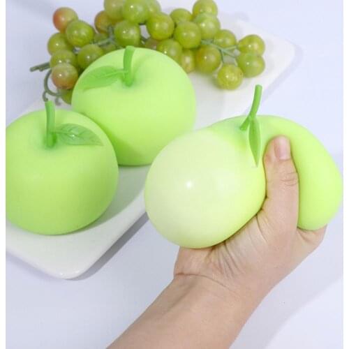 New Apple-Shaped Push Pop Sensory Toy Squeeze for Kids Adult Antistress Fidget Toys Autism Stress Relief Hand Toys