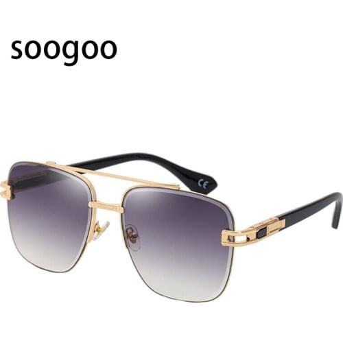 New generous Frame retro Sunglasses mens red star same cut edge Sunglasses mens Sunglasses 1276